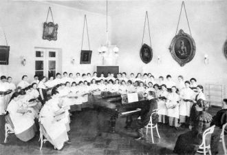 Смольный институт. Урок пения.Фото 