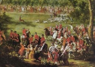 Королевская охота во Дворце Ступиниджи.