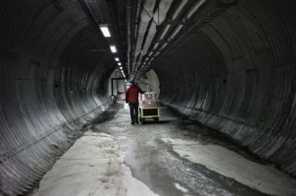 Тоннель зернохранилища.