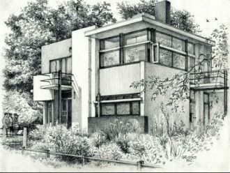 Rietveld Schröderhuis, построенный в 192