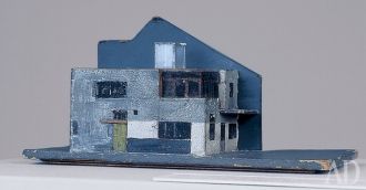 Первый макет дома Трюсс Шрёдер.