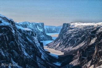 Национальный парк Грос Морн зимой.