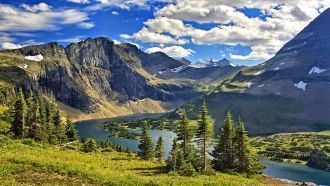 Во время того, как отступал последний ле