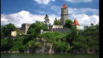 Над Влтавой и Орликовским водохранилищем