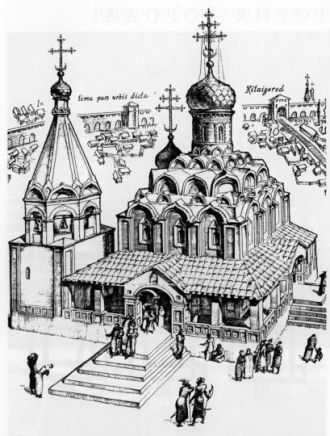 После пожара 1634 г. был построен каменн