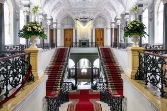 Николаевский дворец был заложен 21 мая 1