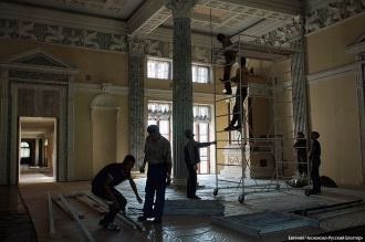 Деревянное здание дворца графа Шереметев