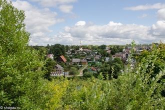 Вид на город с колокольни церкви Спаса Н