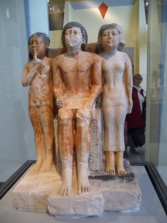 Выставочный зал Древнего Египта. Статуя 