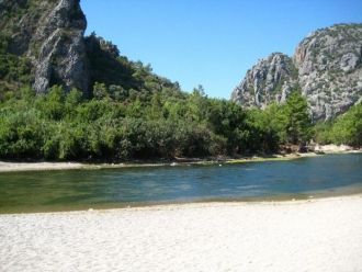 Античный город был построен выше небольш