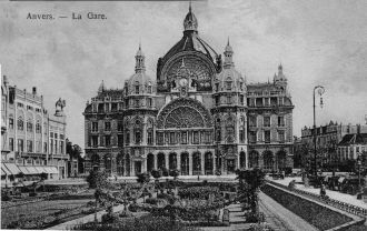 Вокзал Антверпен-Центральный, 1911. Перв