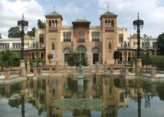 Сейчас парк Марии-Луизы занимает площадь