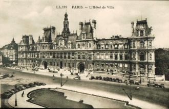Площадь Отель-де-Виль. Старое фото.