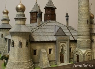 Реконструкция мечети Булгара.  По археол