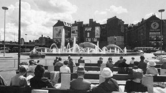 Площадь Сергельсторг, снимок 1968 года.