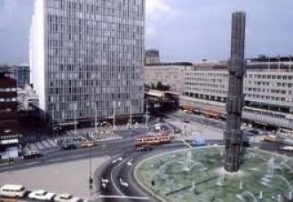 Вид на площадь Сергельсторг, 1978 год.