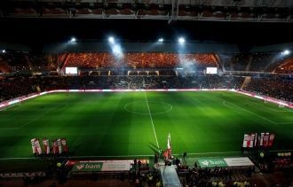 Внешняя подсветка стадиона бывает разной