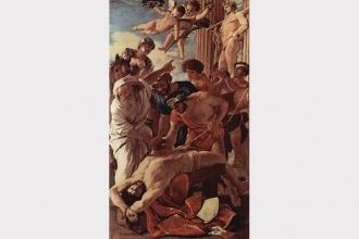 Однако его картина «Мучение святого Эраз