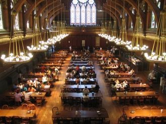 Кафетерий Гарвардского университета.