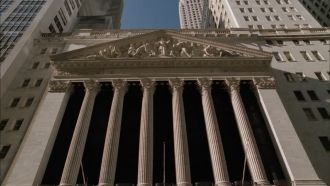 Фасад здания Нью-йоркской фондовой биржи