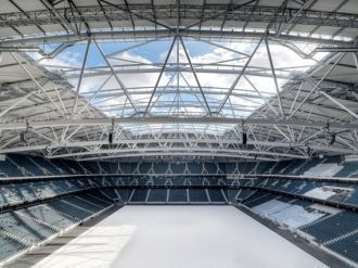 Здесь стало возможным создания сооружени