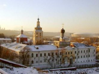 Место, где отстраивали Андреевский монас