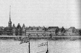 Петровская набережная, 1716. Согласно оп