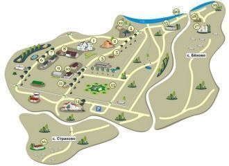 План усадьбы Поленово.