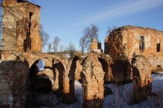 Когда-то роскошный замок Гольшанский мно