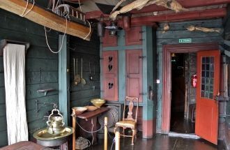 Внутри Музея Старый Берген.