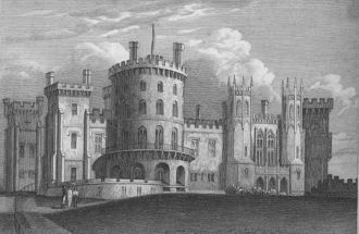 Замок Бивер-Касл на картине. 1829 г.