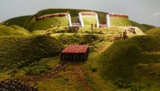 Крепость Мэйден-Касл. Реконструкция собы