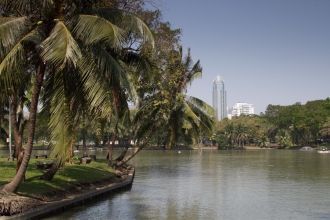 Парк расположен в паре минут ходьбы от с