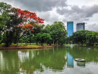Парк Люмпини - самый большой зеленый оаз