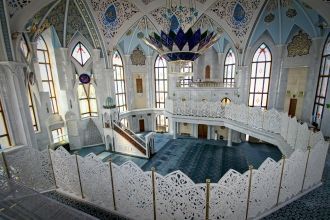 В мечети хранится древний надмогильный к