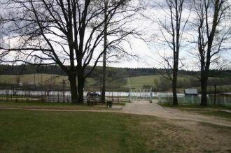 Мурановский пруд XVIII в. и холмы, воспе