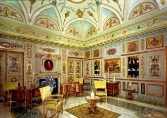 Княжеский дворец в Монако. Зал кардинала