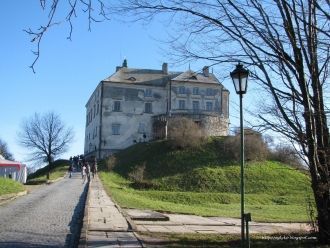 Олесский замок, северная стороан 1819г. 