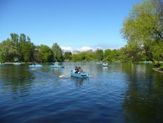 В большом пруду Риджентс-парка, созданно