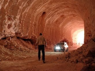 Туннель в шахте Кубер-Педи.