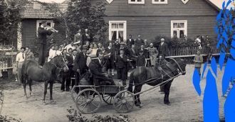 Старинное фото Эстонского дорожного музе