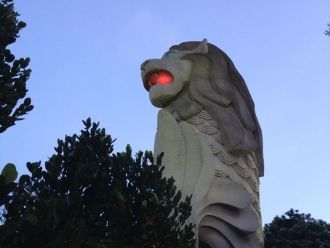 Образ Мерлиона породила древняя легенда 