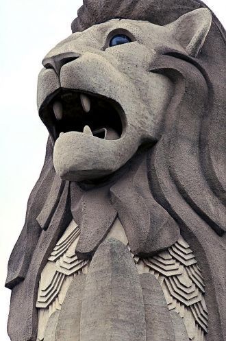 Мерлайон на Сентозе является центром раз