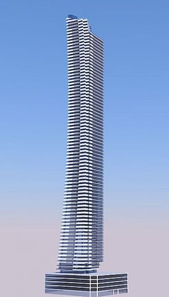 Океанские Вершины украшает пляж и ствол 