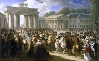 Берлин 26 октября 1806 г. Картина фрнцуз