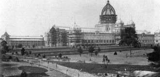 Строительство Королевского выставочного 