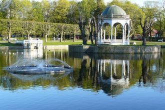 Регулярные сады с итальянскими-французск