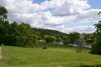 Усадьба возведена неподалеку от участка,