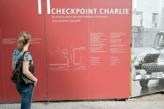 Схема расположения Чекпойнт Чарли.