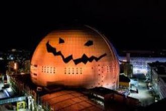 Внешний вид Глобен-Арены во время праздн